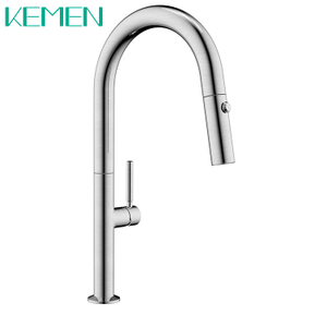 Manufacturer Stainless Steel 304 Kitchen Sink Faucet Hot Cold Mixer Water Tap Pull Down Sprayer Kitchen Faucet