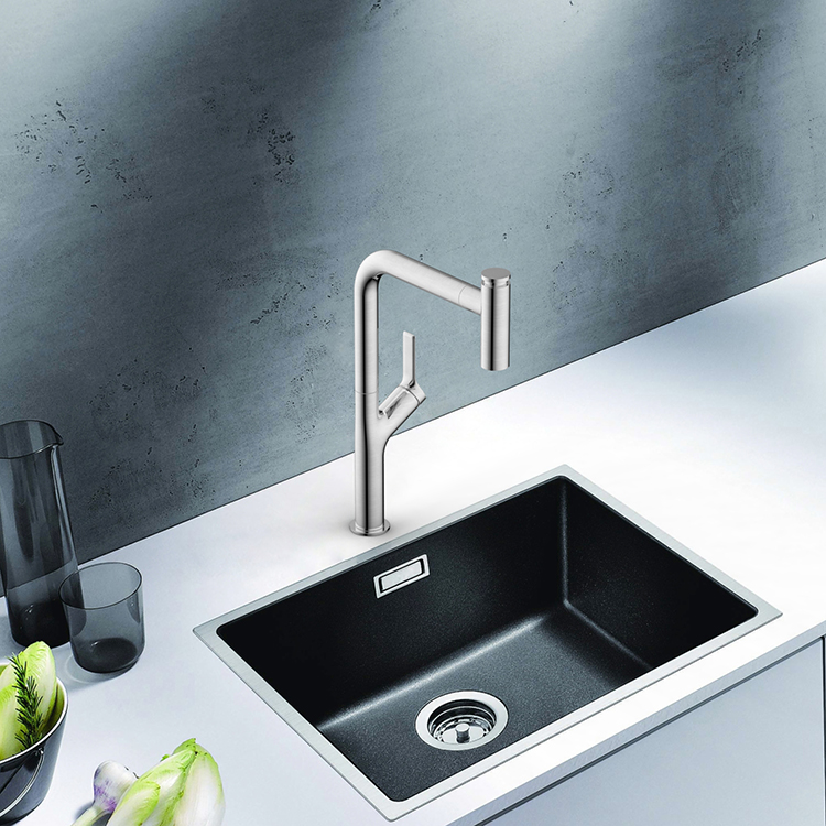 Unique High Quality Kitchen Faucet Hot And Cold Water Taps 304 Stainless Stainless Pull Out Kitchen Faucet