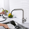 Stainless Steel Mixer Deck Mounted Kitchen Faucet Hot And Cold Water Faucet Single Handle Pull Out Mixer Kitchen Tap