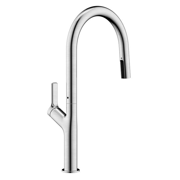 New Design 304 Stainless Steel Faucet Pull Down Kitchen Sink Faucet with Concealed 2 Functions Sprayer