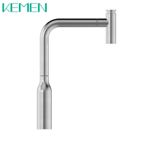 High Quality One Handle Kitchen Faucet 304 Stainless Steel Kitchen Taps Lead-free Pull Out Faucet