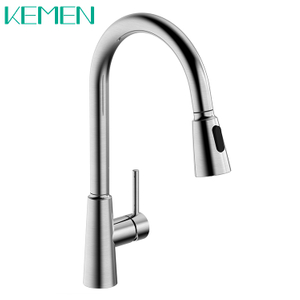 Modern Top Selling Single Handle Kitchen Faucet Taps Hot And Cold 304 Stainless Steel Kitchen Tap With Pull Down Spray