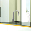 High Quality One Handle Kitchen Faucet 304 Stainless Steel Brushed Mixer Faucet with Pull Down Sprayer