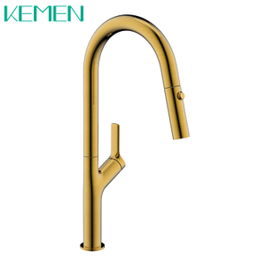 2022 New Design Faucet Rose Gold Kitchen Faucet 304 Stainless Steele Kitchen Tap With Pull Down Spray