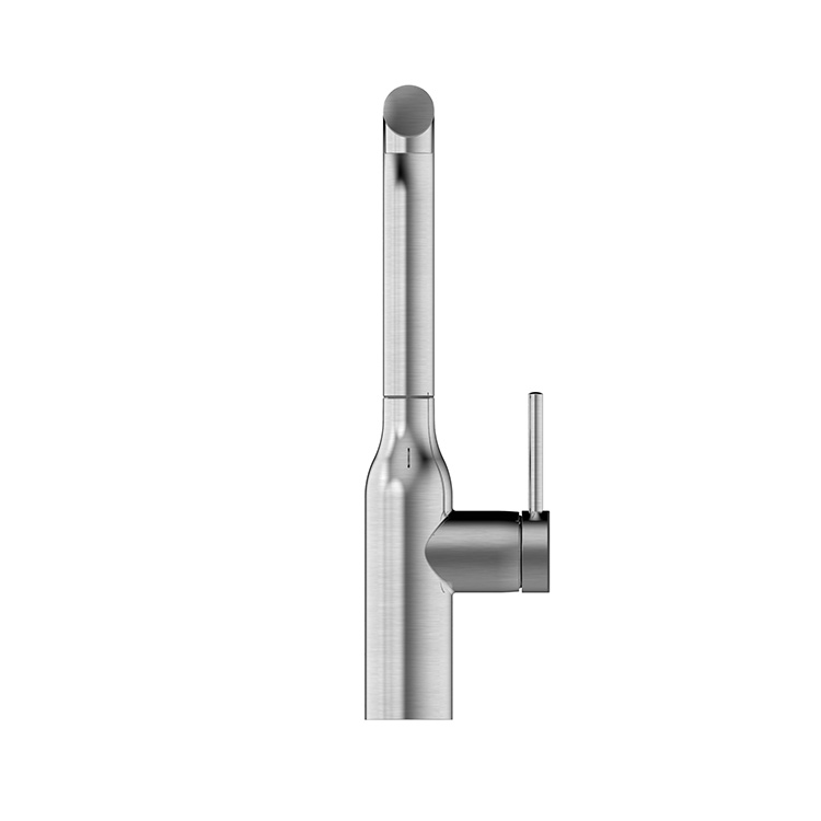 High-end One Handle Kitchen Faucets 304 Stainless Steel Lead-free Kitchen Sink Mixer Taps Pull Out