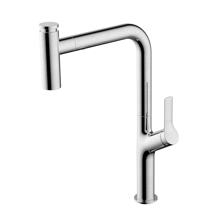 Unique High Quality Kitchen Faucet Hot And Cold Water Taps 304 Stainless Stainless Pull Out Kitchen Faucet