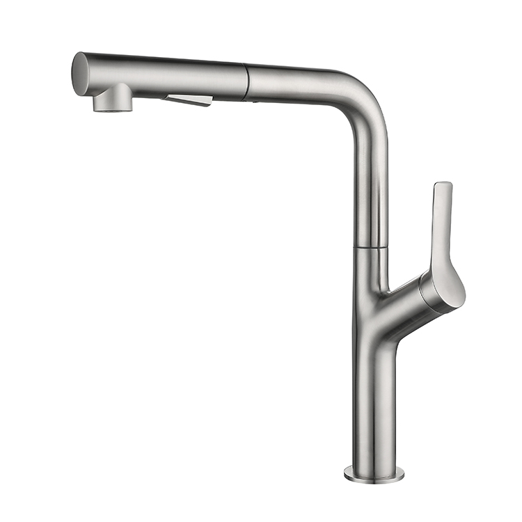 China Hot Sale High Quality Single Lever Pull Out Sprayer Kitchen Taps SUS 304 Sink Faucet Kitchen Faucet