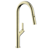 Luxury Deck Mounted Sink Faucet 304 Hot And Cold Water Brushed Gold Kitchen Faucet