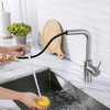 Unique High Quality Kitchen Faucet Hot And Cold Water 304 Kitchen Faucets with Pull Out Sprayer