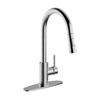 Flexible Mixer Tap SS Kitchen Pull Down Faucet with Deck Plate Hot And Cold Tap Water Faucet
