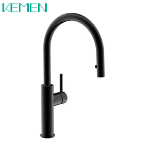 High Quality 304 Stainless Steel Pull Down Kitchen Faucet Green Products Stylish Style Black Kitchen Faucet