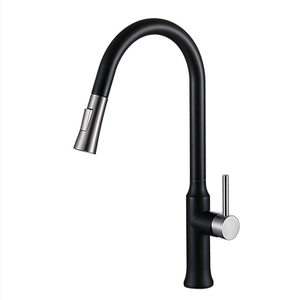 China High Quality Kitchen Faucet Pull Down Tap 304 Stainless Steel Kitchen Taps Hot Cold Water Mixer Faucets
