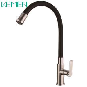 Modern Design 304 Stainless Steel Tap Cold Water Kitchen Faucet Silicon Tube