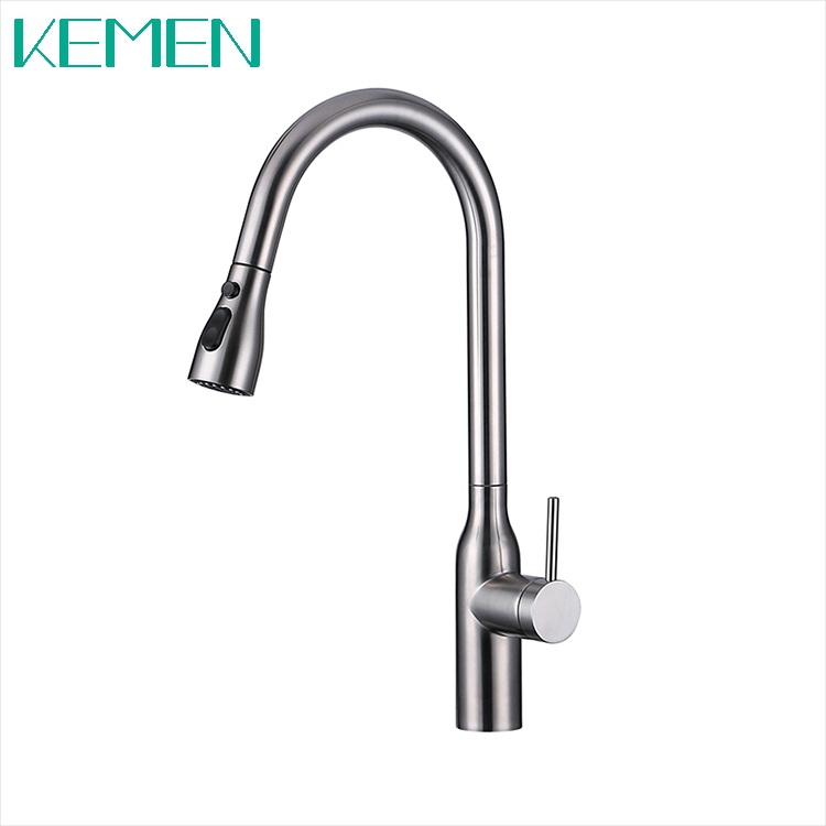 China Factory OEM And ODM Stainless Steel 304 Touch Sensor Pull Down Kitchen Faucet SUS304 Sink Tap