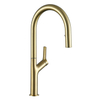 High Quality Gold Brushed Faucet SUS 304 Kitchen Faucet with Pull Down Sprayer Kitchen Sink Mixer Taps