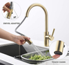 2021 Amazon Top Selling Stainless Steel 304 Deck Mounted 360 Degree Rotation Kitchen Taps Sink Faucet Kitchen Pull Down Faucet
