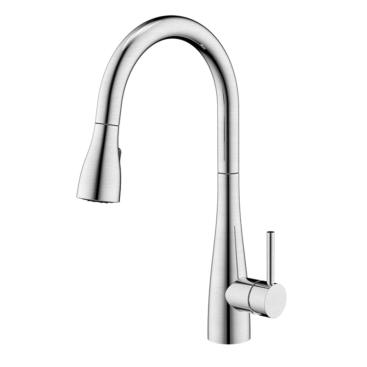 New Product 304 Kitchen Faucet Fashion Style Hot And Cold Mixer Tap Pull Down Kitchen Sink Faucet