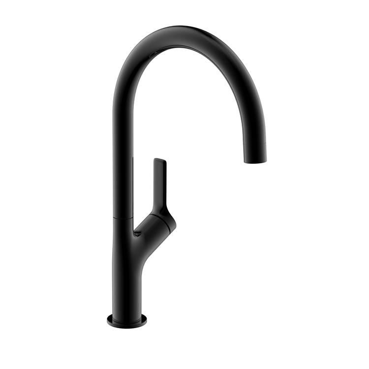 360 Degree Rotatable Swivel Kitchen Faucet Matte Black Stainless Steel Hot Cold Water Kitchen Mixer Taps