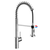 Flexible Spring Spray Stainless Steel Pull Down Kitchen Sink Faucet with Magnetic Mounted Sprayer