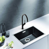 360 Degree Rotatable Swivel Kitchen Faucet Matte Black Stainless Steel Hot Cold Water Kitchen Mixer Taps