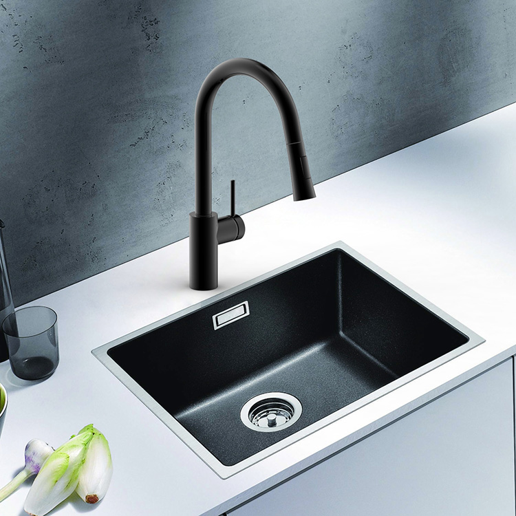 Contemporary Faucet Matte Black Stainless Steel Kitchen Faucets Pull Down Kitchen Sink Taps