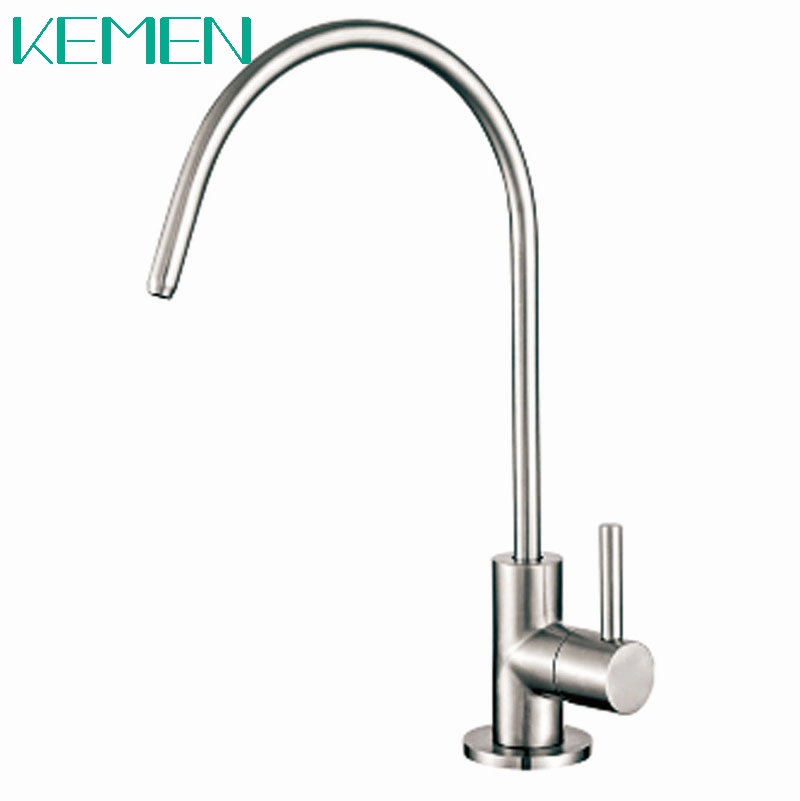 Universal 360 Degree Rotation 304 Stainless Steel Kitchen Filter Faucet Tap for Water Filter