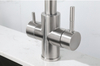 New Design 304 Double Handle Three Way Kitchen Water Filter Kitchen Drinking Mixer Tap Water Purifier Kitchen Sink Faucet